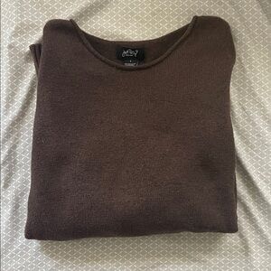 Cozy Brown Crewneck Sweater